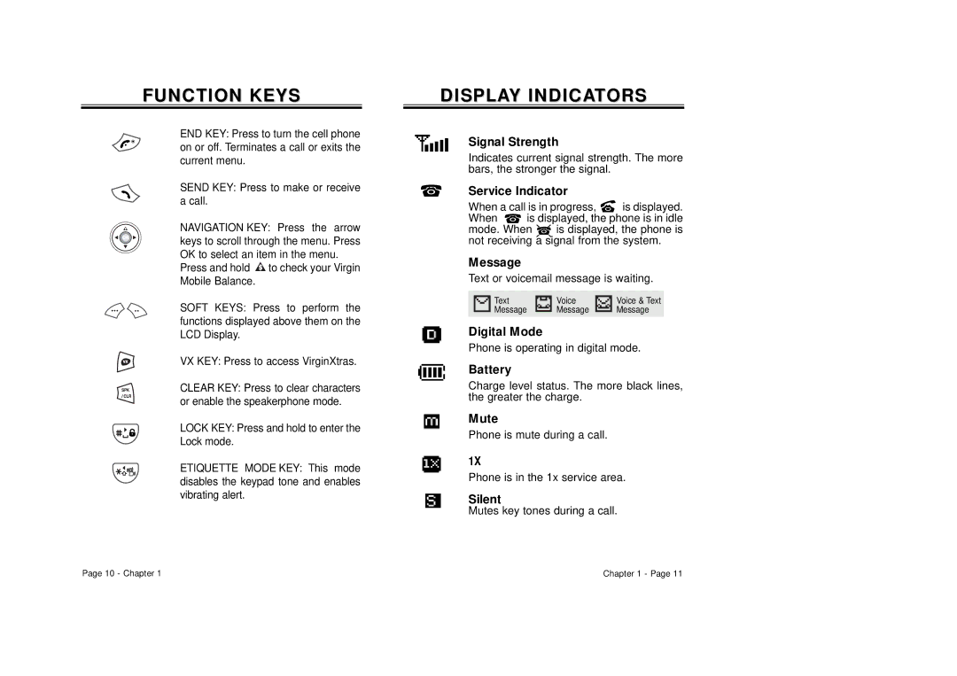 Audiovox CDM-8500 owner manual Function Keys, Displadisplayy Indicaindicatorstors 