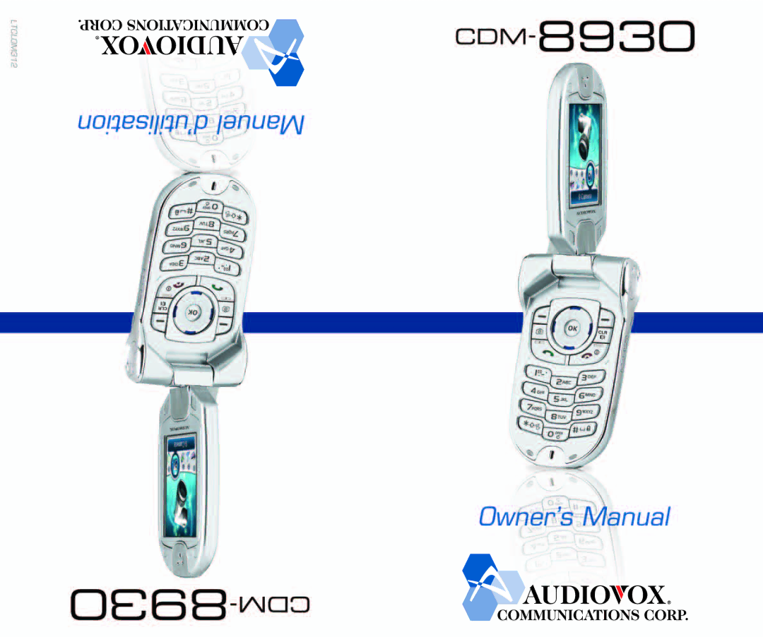 Audiovox CDM-8930 manual 