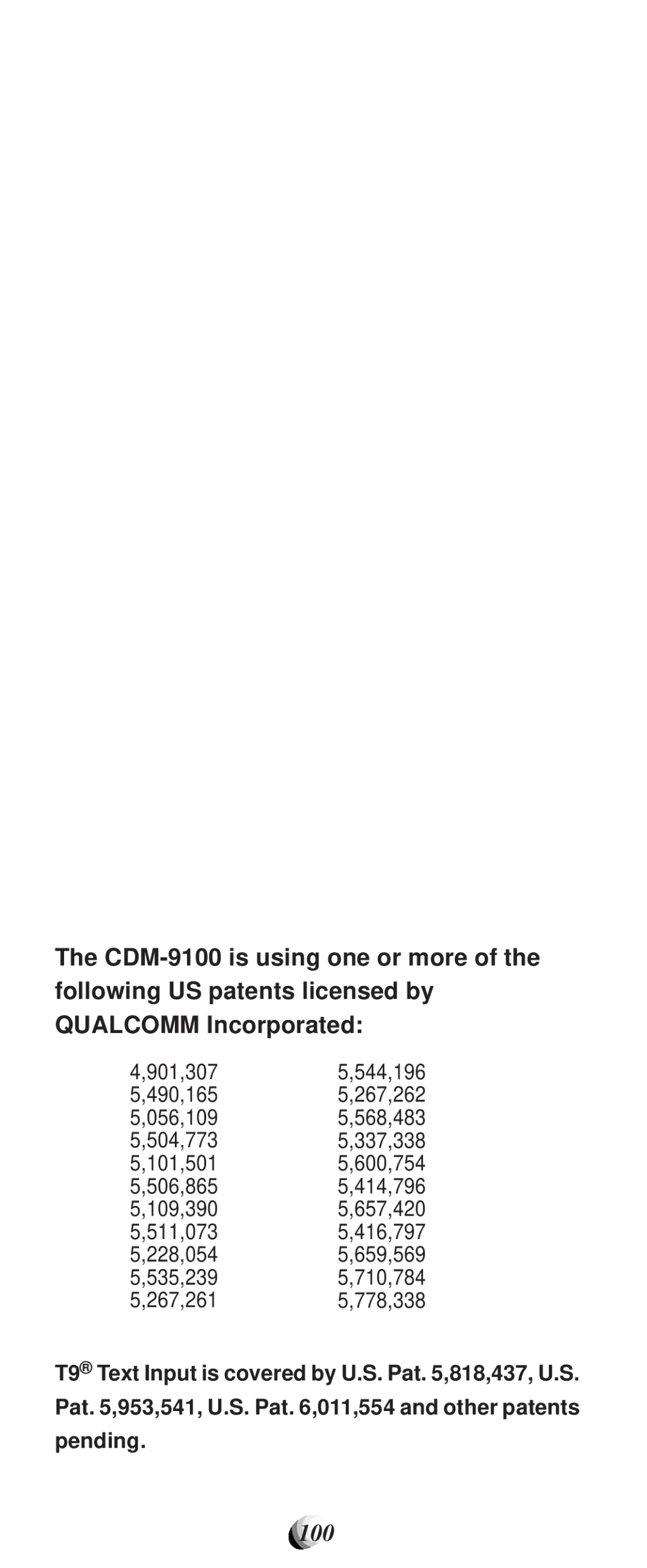 Audiovox CDM-9100 manual 