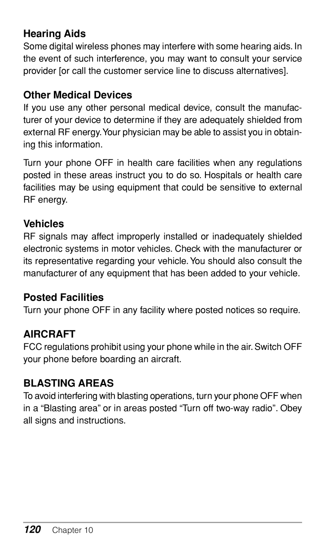 Audiovox CDM-9500 owner manual Aircraft 