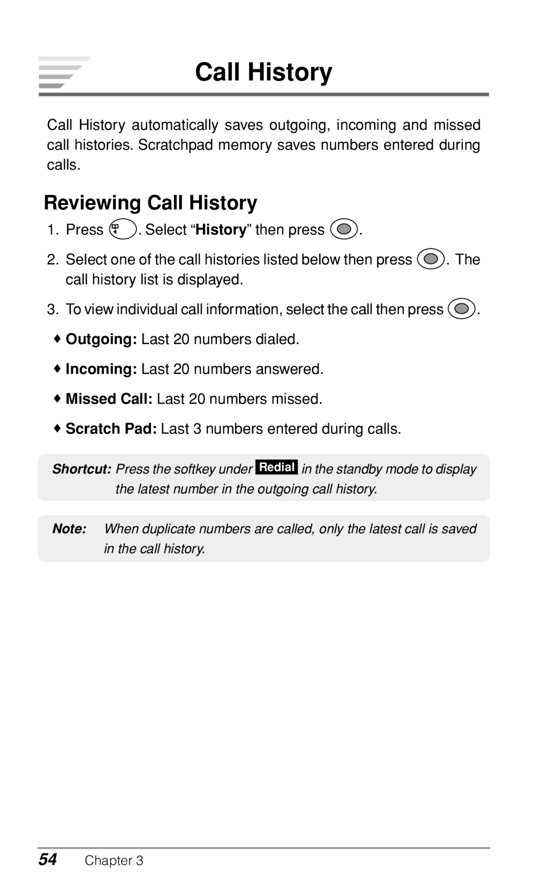 Audiovox CDM-9500 owner manual Reviewing Call History 