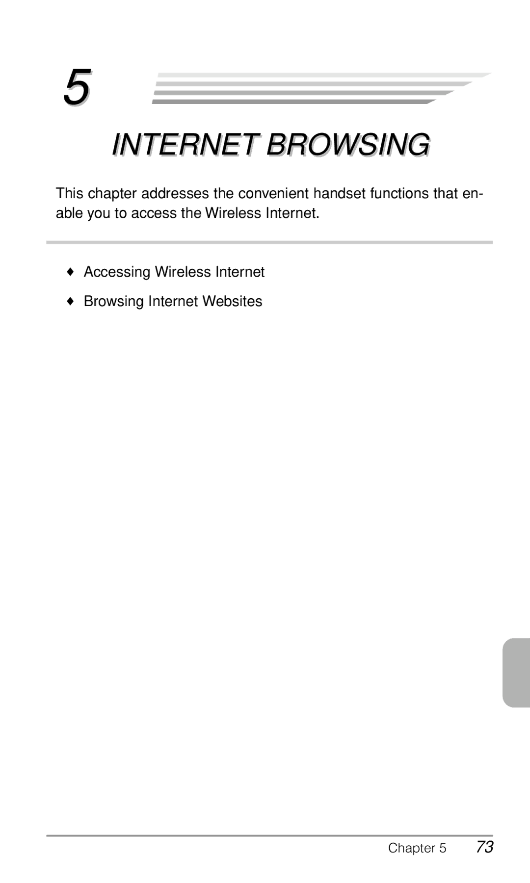 Audiovox CDM-9500 owner manual Accessing Wireless Internet Browsing Internet Websites 