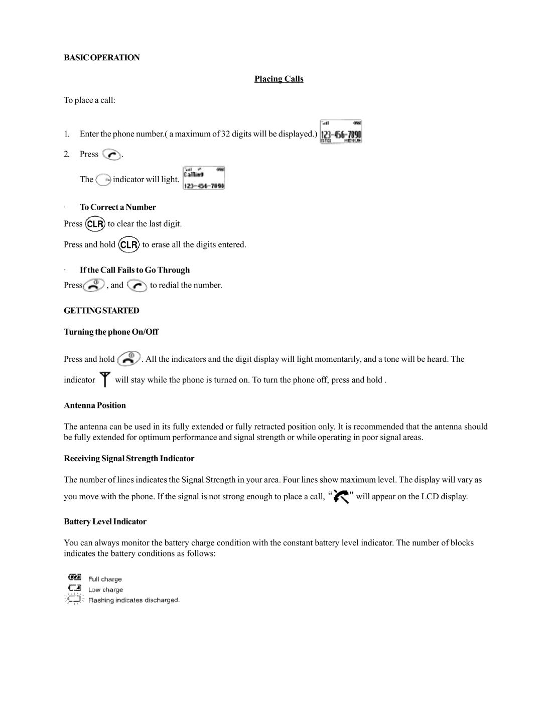 Audiovox CDM9000 operation manual Basic Operation 