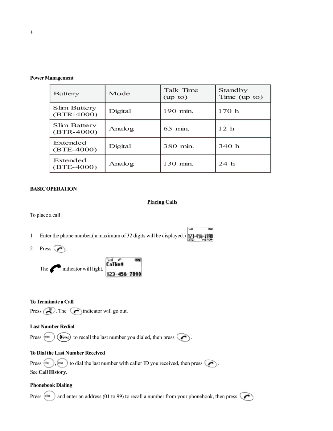 Audiovox CDM9000 operation manual Basic Operation 