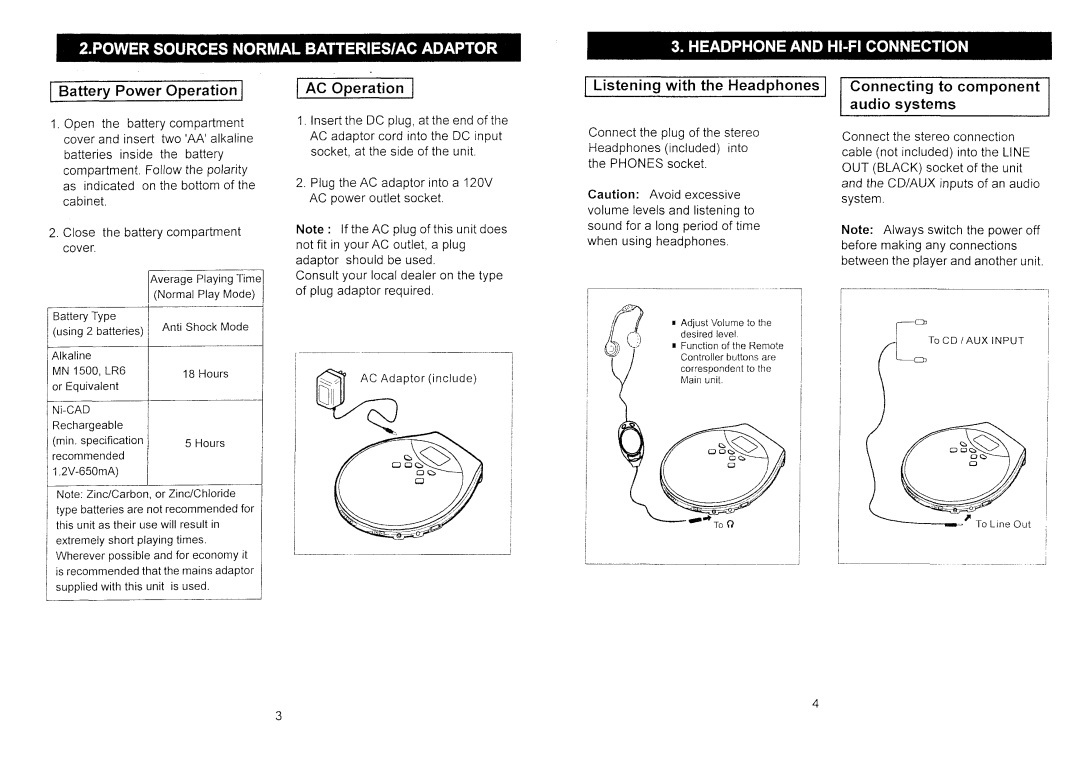 Audiovox CE1705 manual 