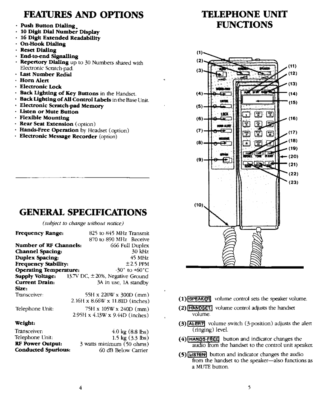 Audiovox CMT-1000 manual 