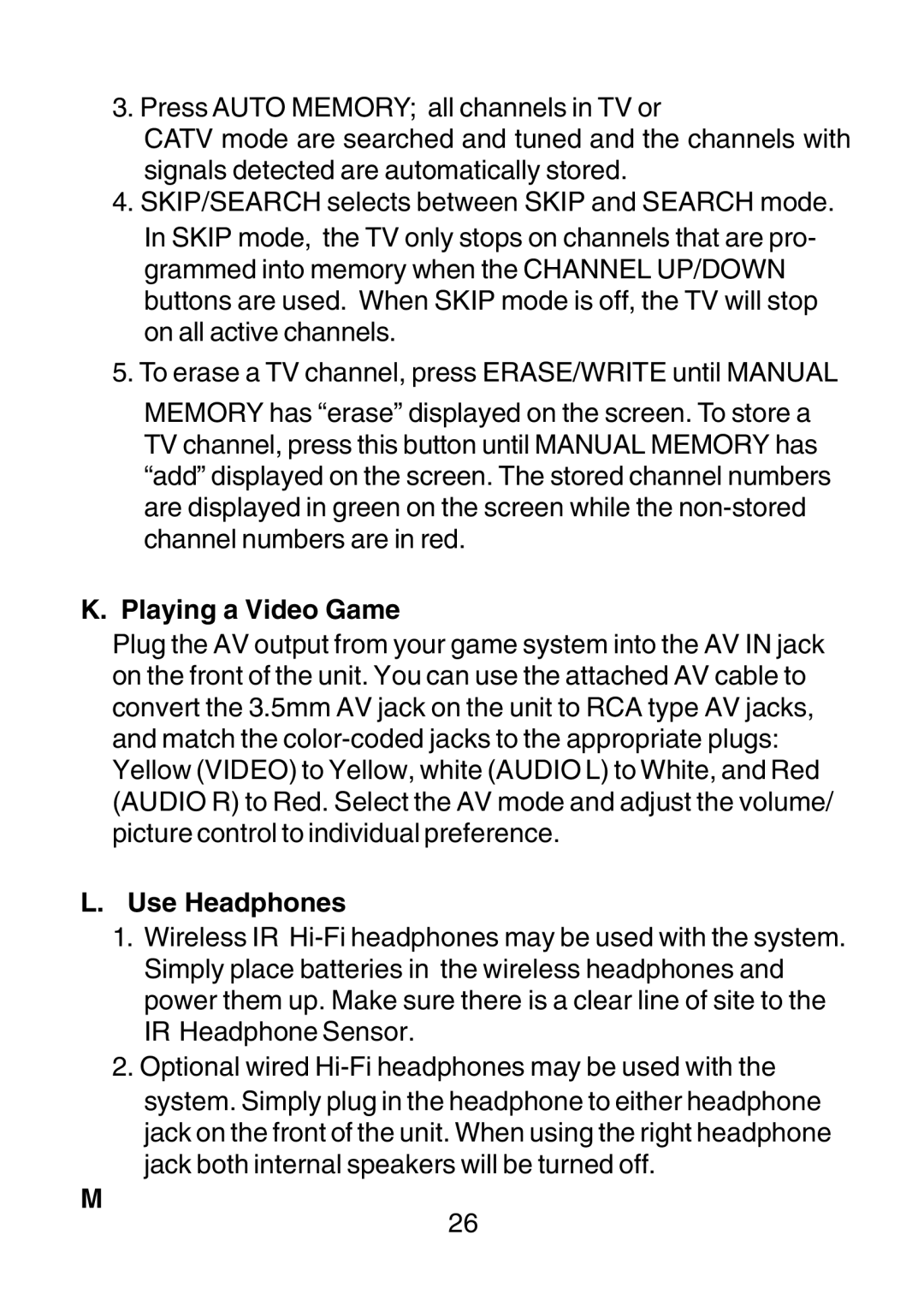 Audiovox D1210 owner manual Playing a Video Game, Use Headphones 