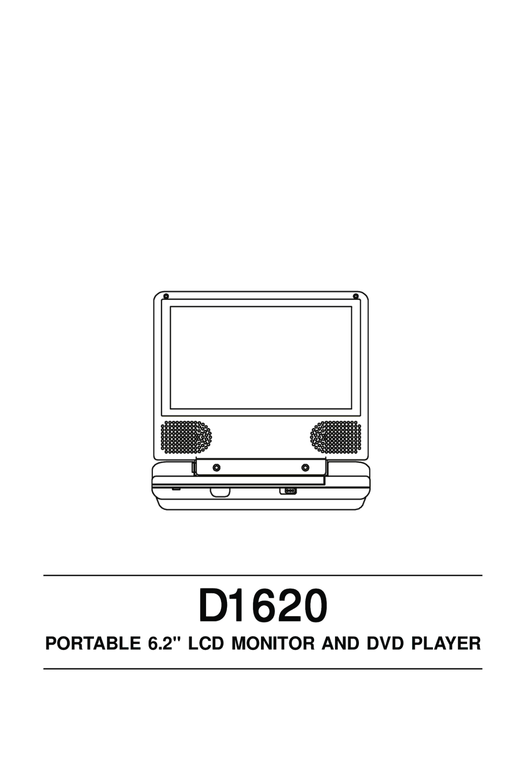 Audiovox D1620 manual 