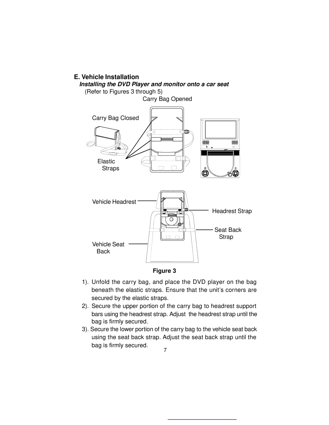 Audiovox D1718ES manual Vehicle Installation 