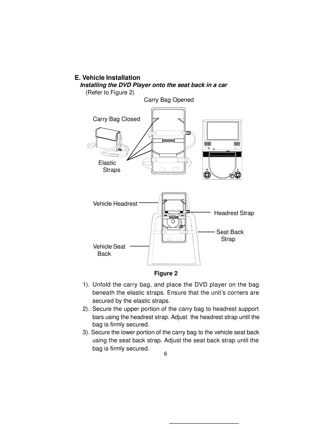 Audiovox D1718PK manual Vehicle Installation 