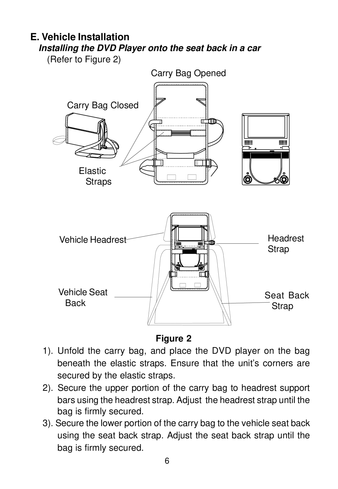 Audiovox D1788PK manual Vehicle Installation 