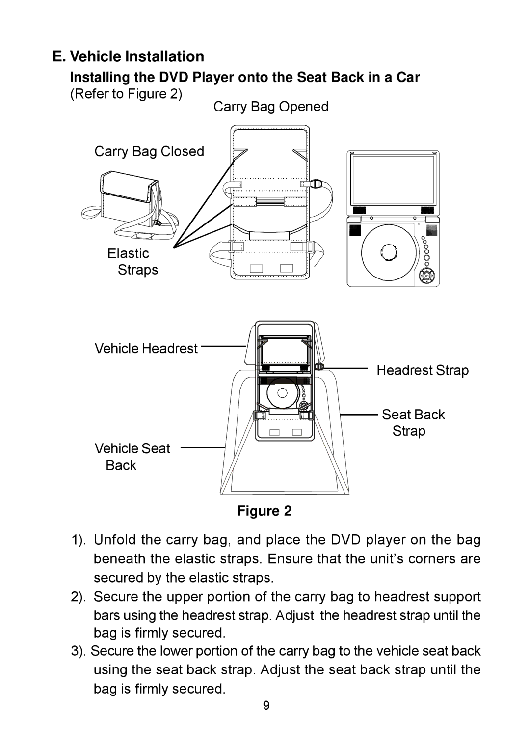 Audiovox D1809PK manual Vehicle Installation 