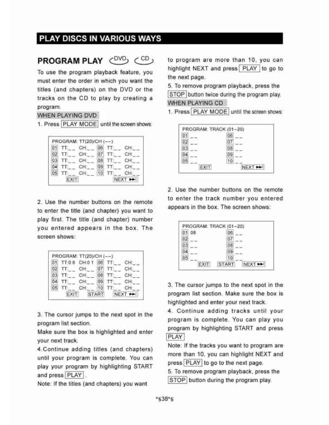 Audiovox D1830 manual 