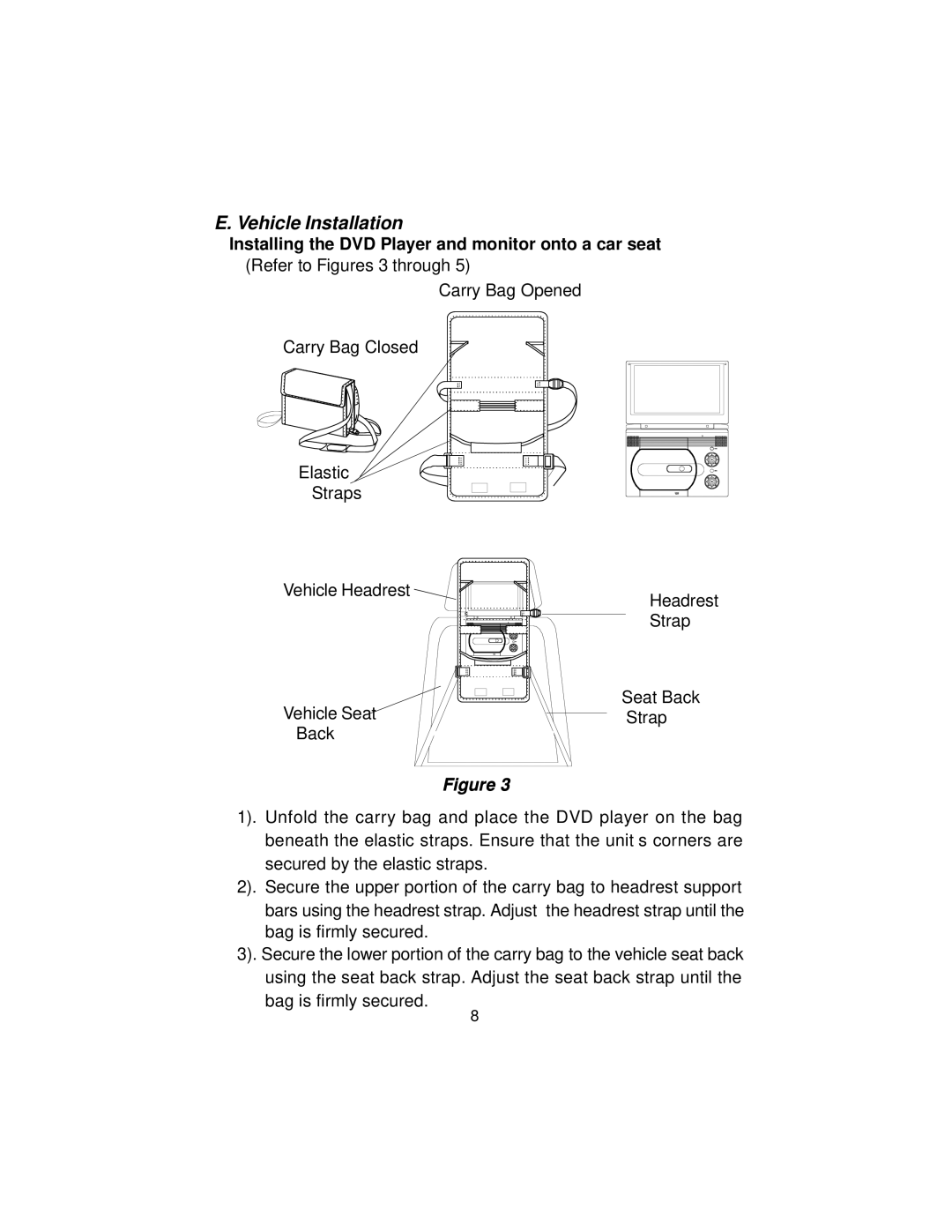 Audiovox D1917ES manual Vehicle Installation 