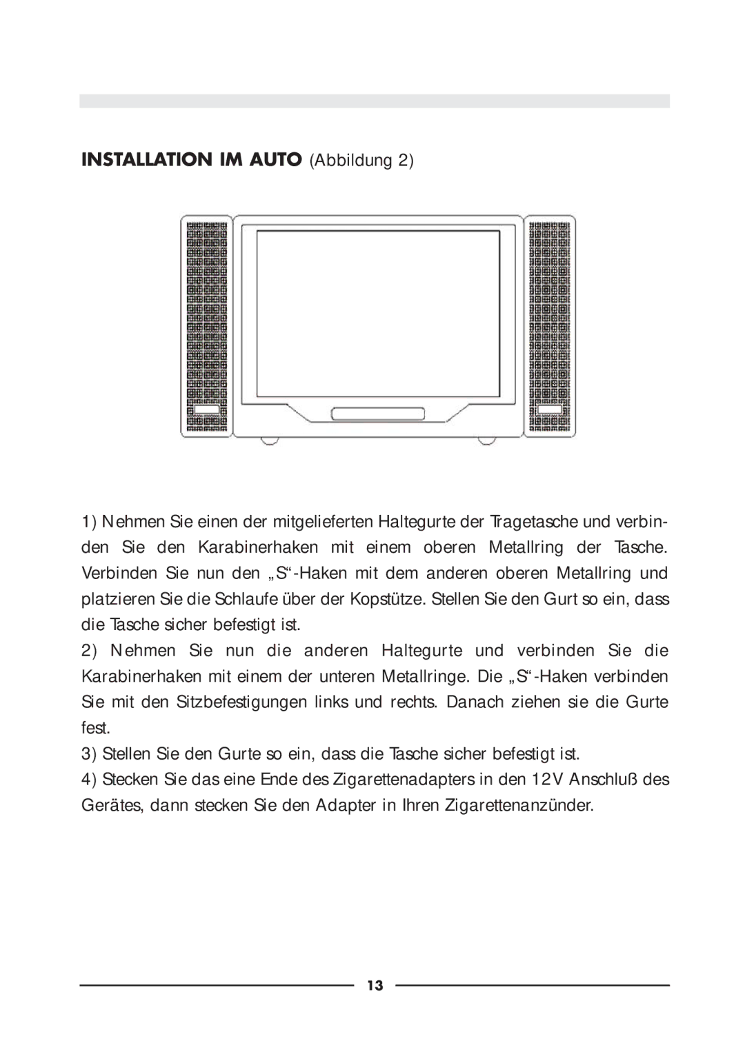 Audiovox D900 owner manual Installation IM Auto Abbildung 