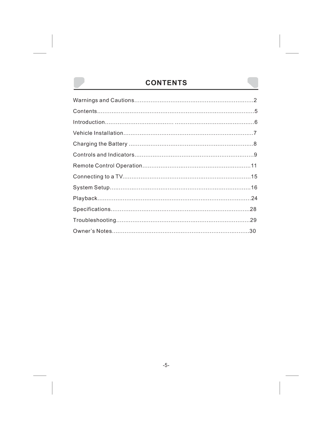 Audiovox DS9343TPK owner manual Contents 