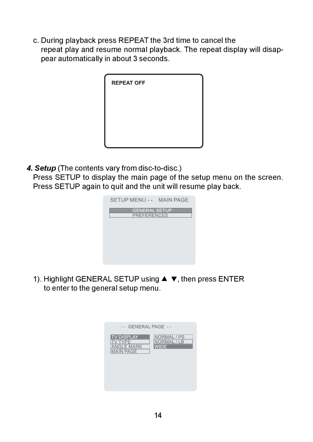 Audiovox DV9000 owner manual 