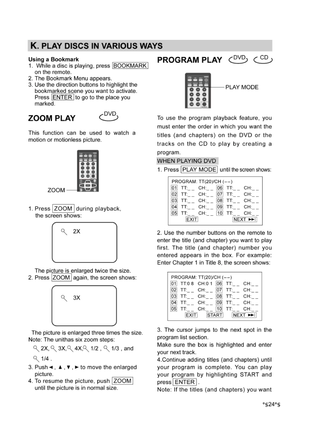 Audiovox DVD-220 manual 