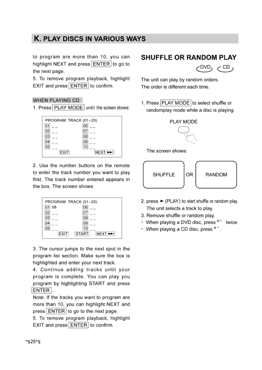 Audiovox DVD-220 manual 