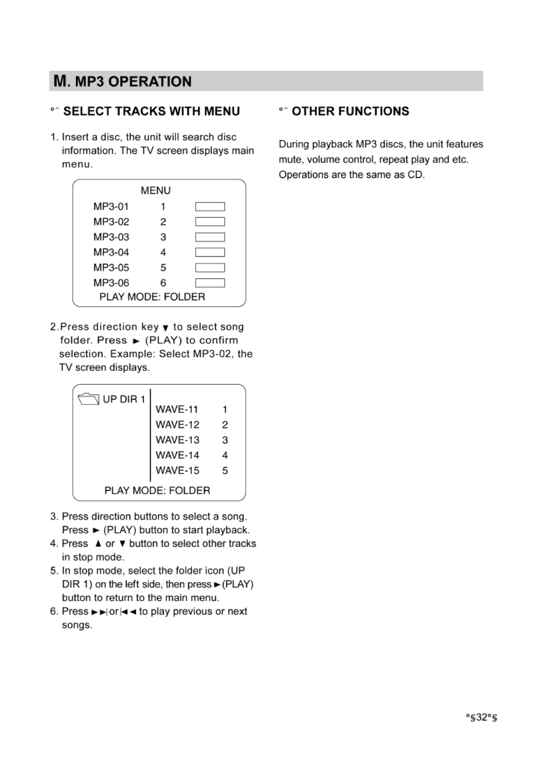 Audiovox DVD-220 manual 