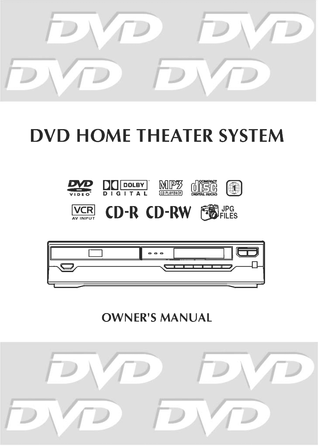 Audiovox DVD Home Theater System manual 