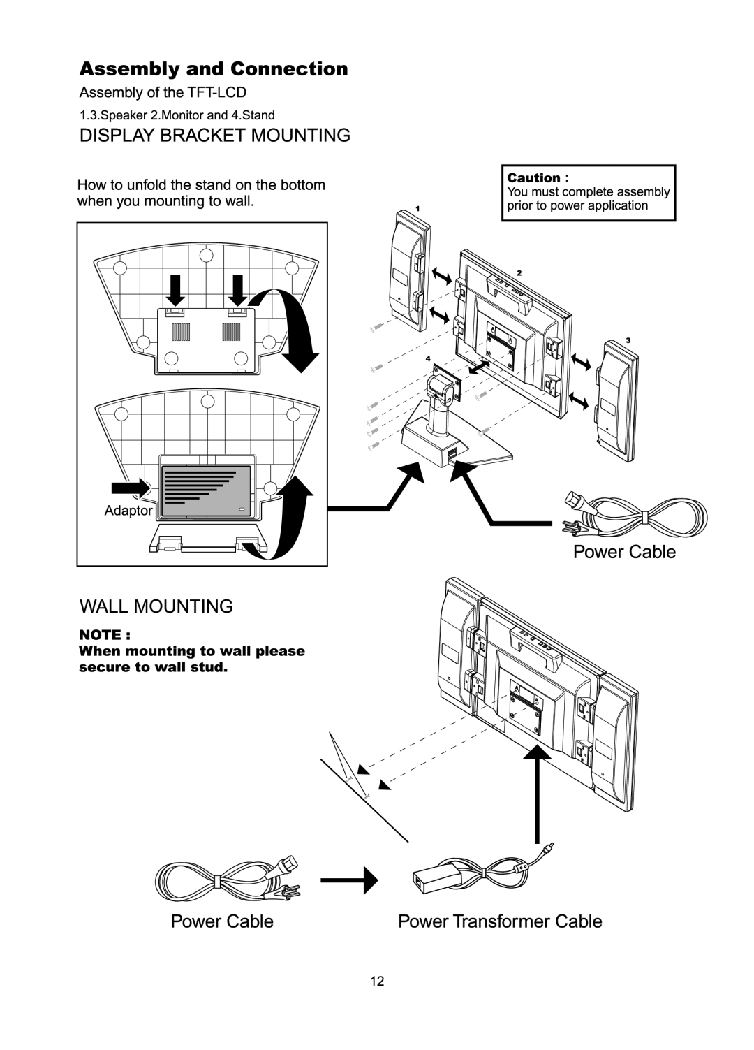 Audiovox FP1510 manual 