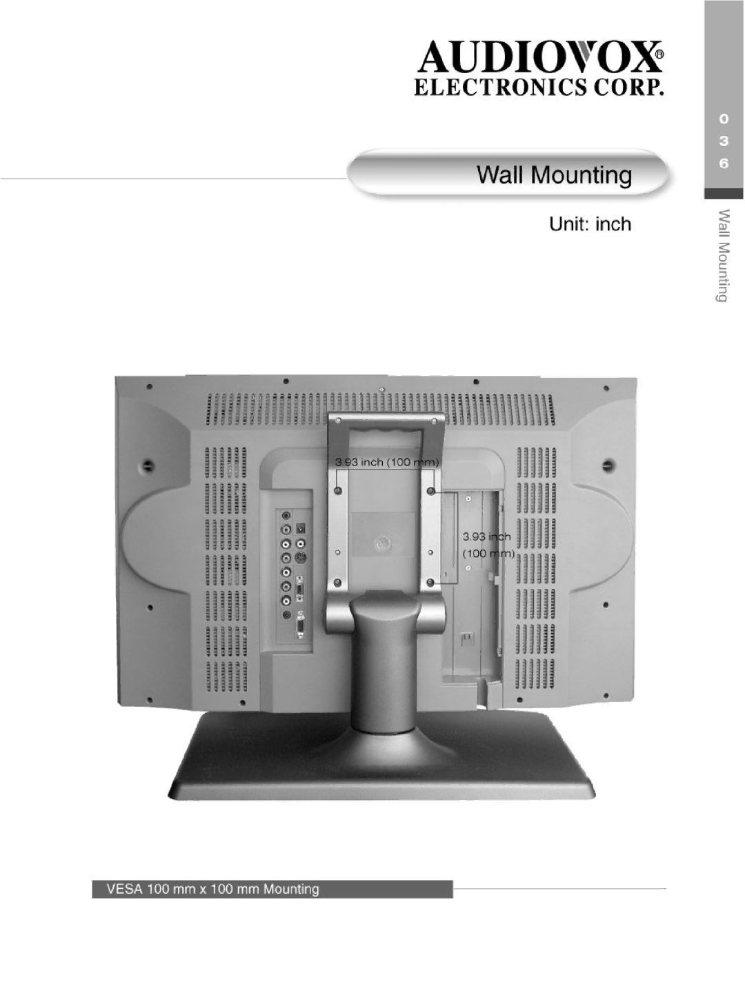 Audiovox FP2000 manual 