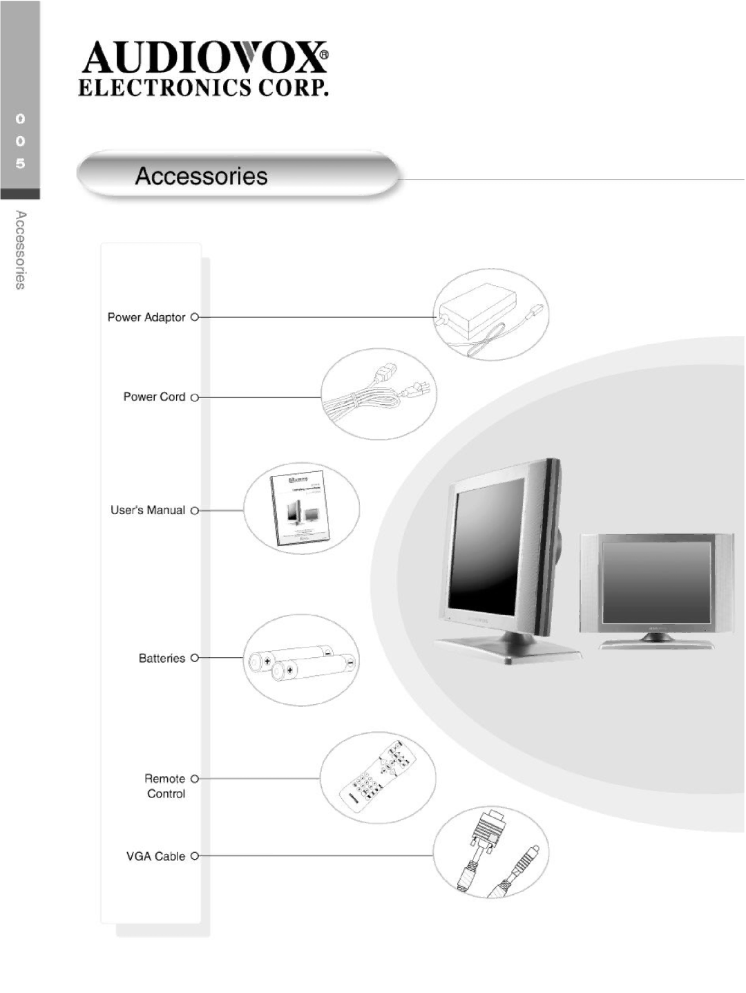 Audiovox FP2000 manual 