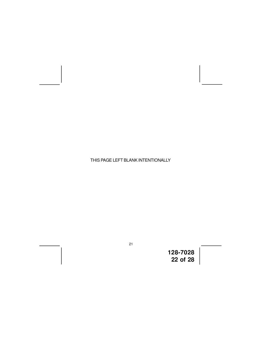 Audiovox GMRS6000-2CH owner manual This page Left Blank Intentionally 