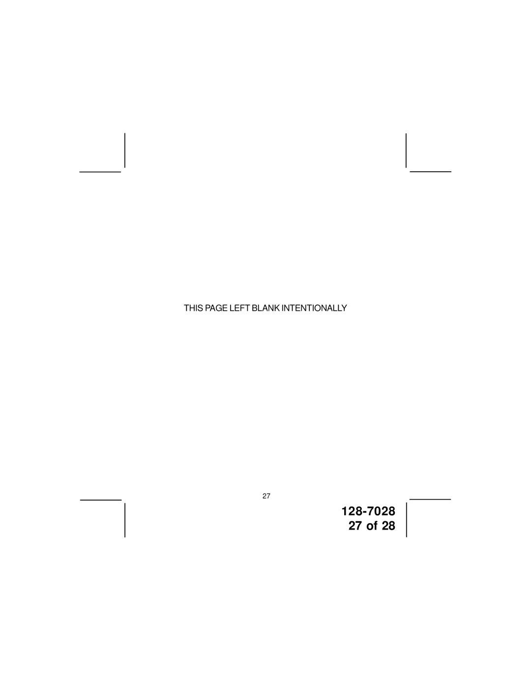 Audiovox GMRS6000-2CH owner manual This page Left Blank Intentionally 