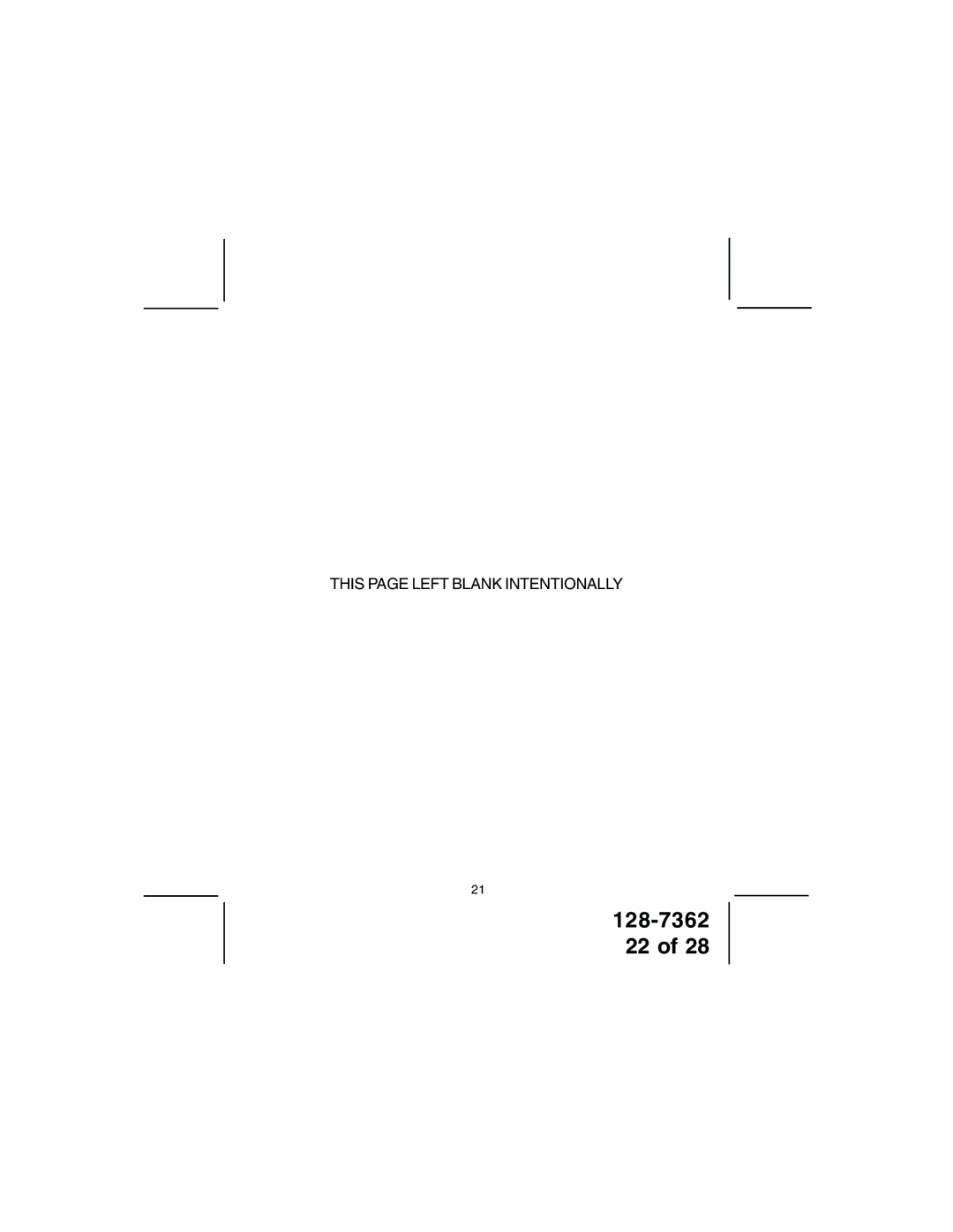 Audiovox GMRS602CH owner manual This page Left Blank Intentionally 