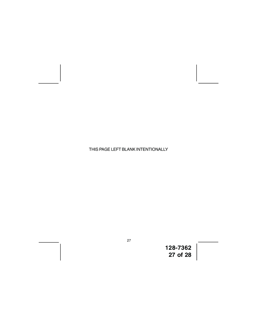 Audiovox GMRS602CH owner manual This page Left Blank Intentionally 