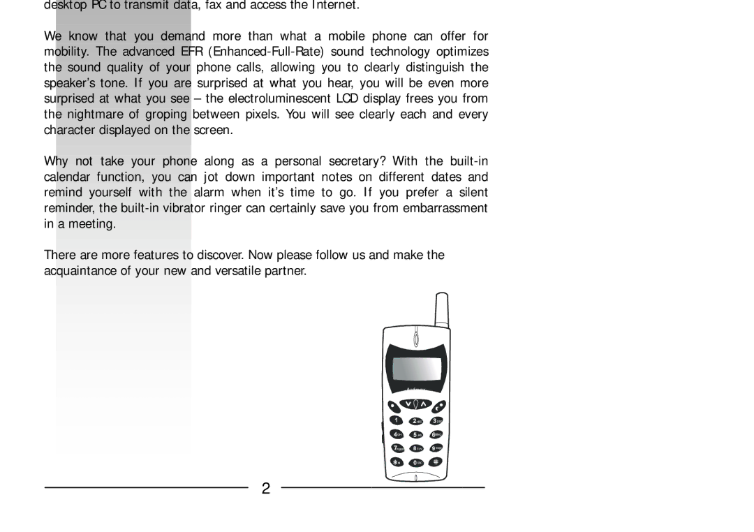 Audiovox GSM 900 system user manual Audiovox 