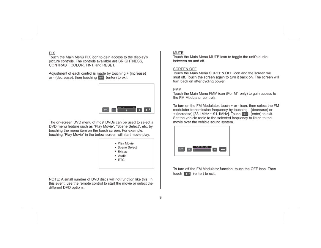 Audiovox HR7011PKG operation manual Mute 