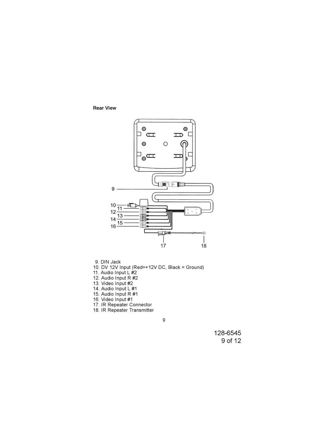 Audiovox LCM56 owner manual 128-6545 