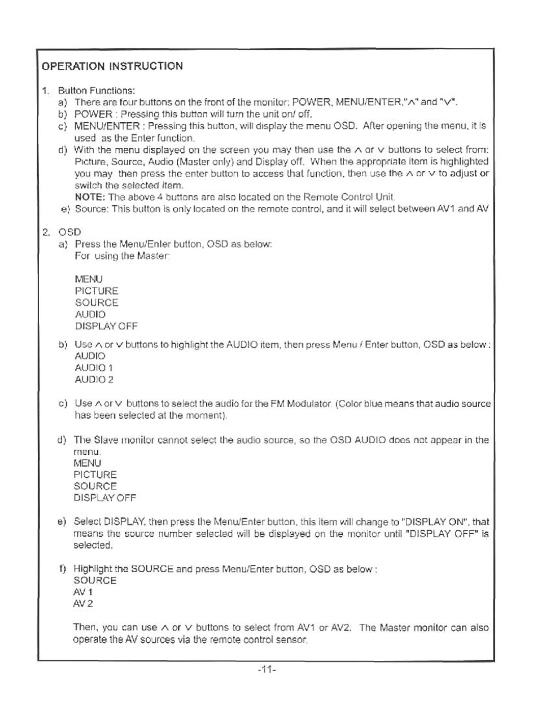 Audiovox LCM5620PKG manual 