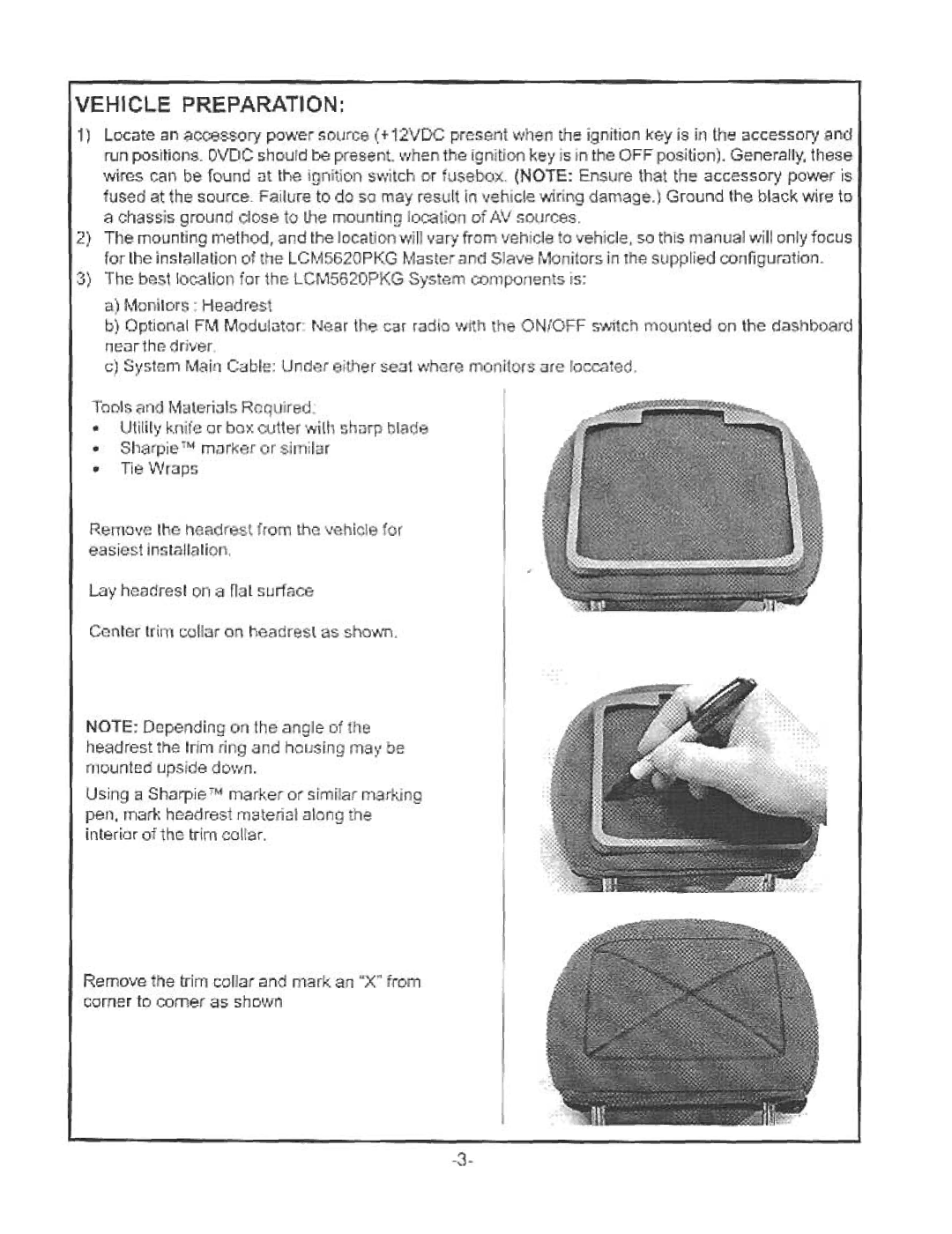 Audiovox LCM5620PKG manual 