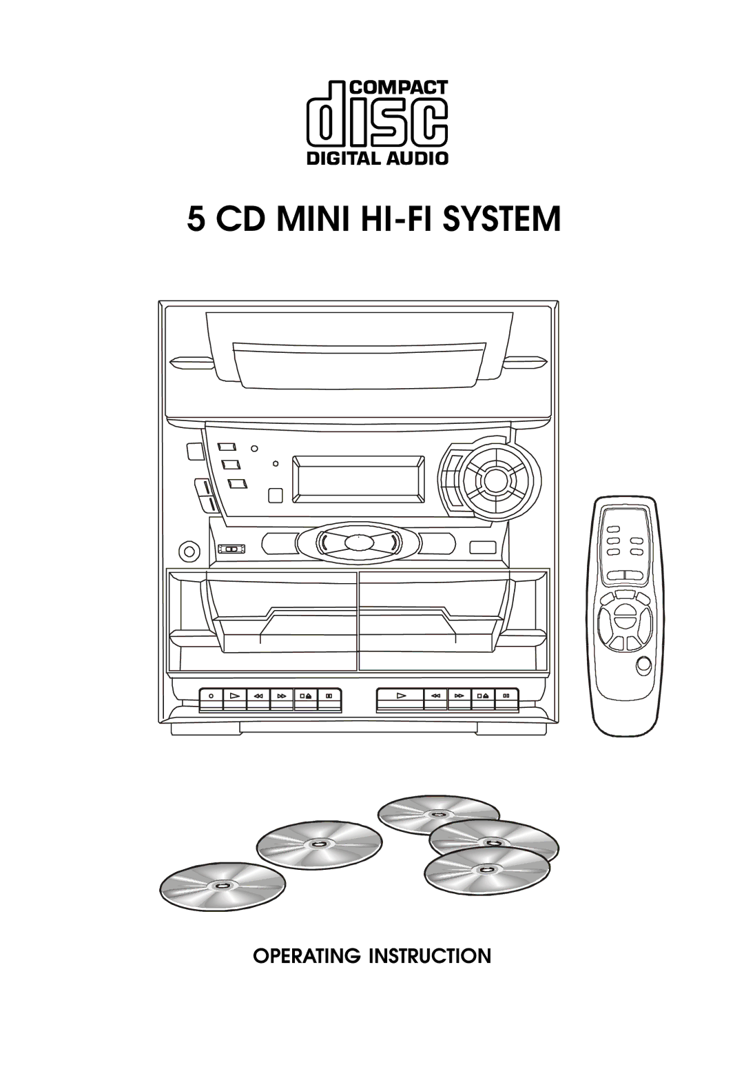 Audiovox Mini Hi-Fi System manual CD Mini HI-FI System 