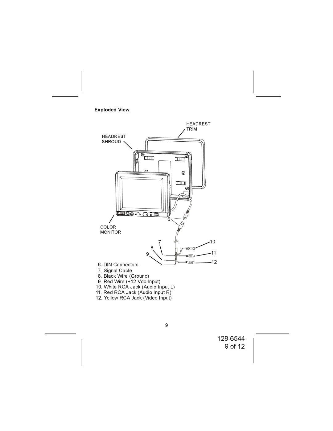 Audiovox MM56A owner manual Exploded View 