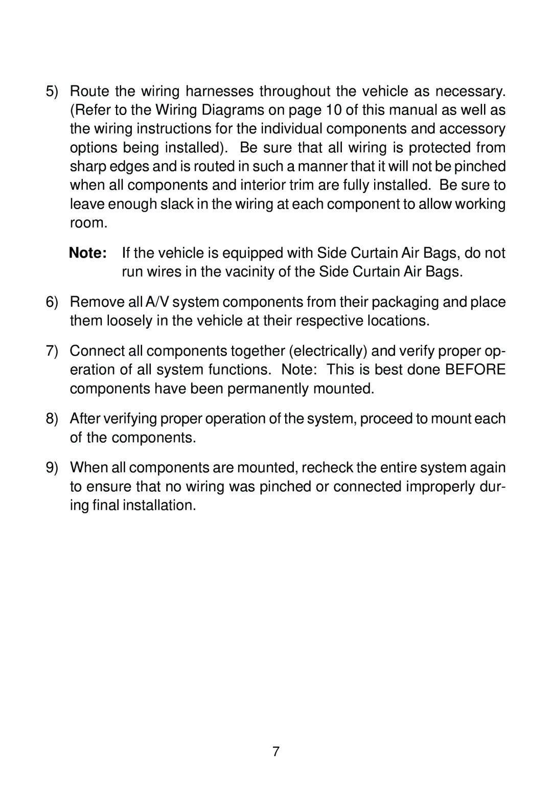 Audiovox MMD100 installation manual 