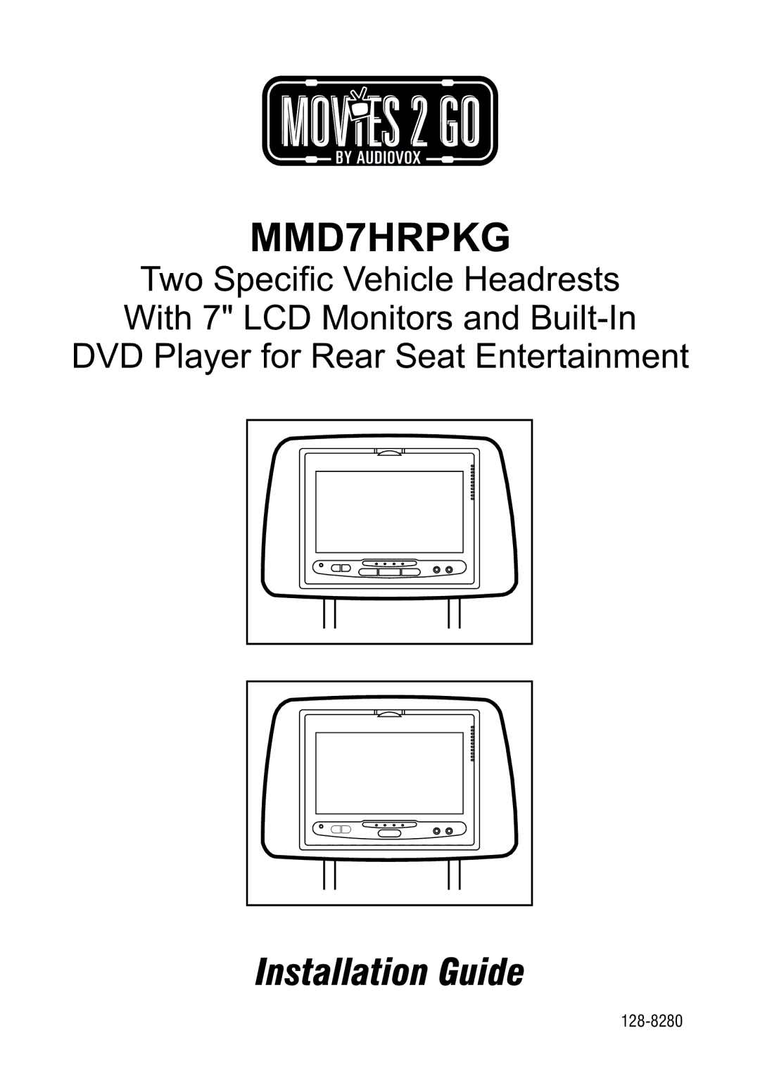 Audiovox MMD7HRPKG manual 