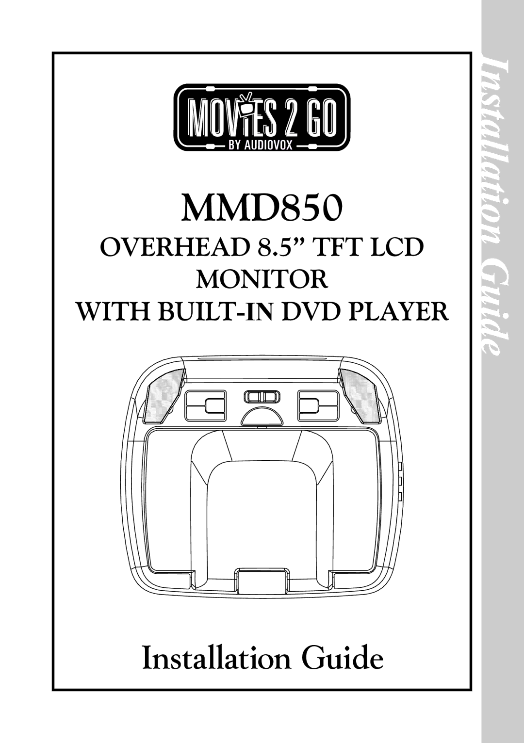 Audiovox MMD850 manual 