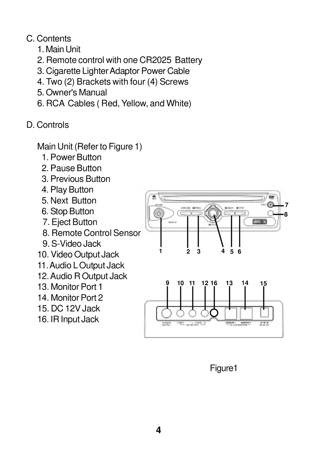 Audiovox MMH56 owner manual 