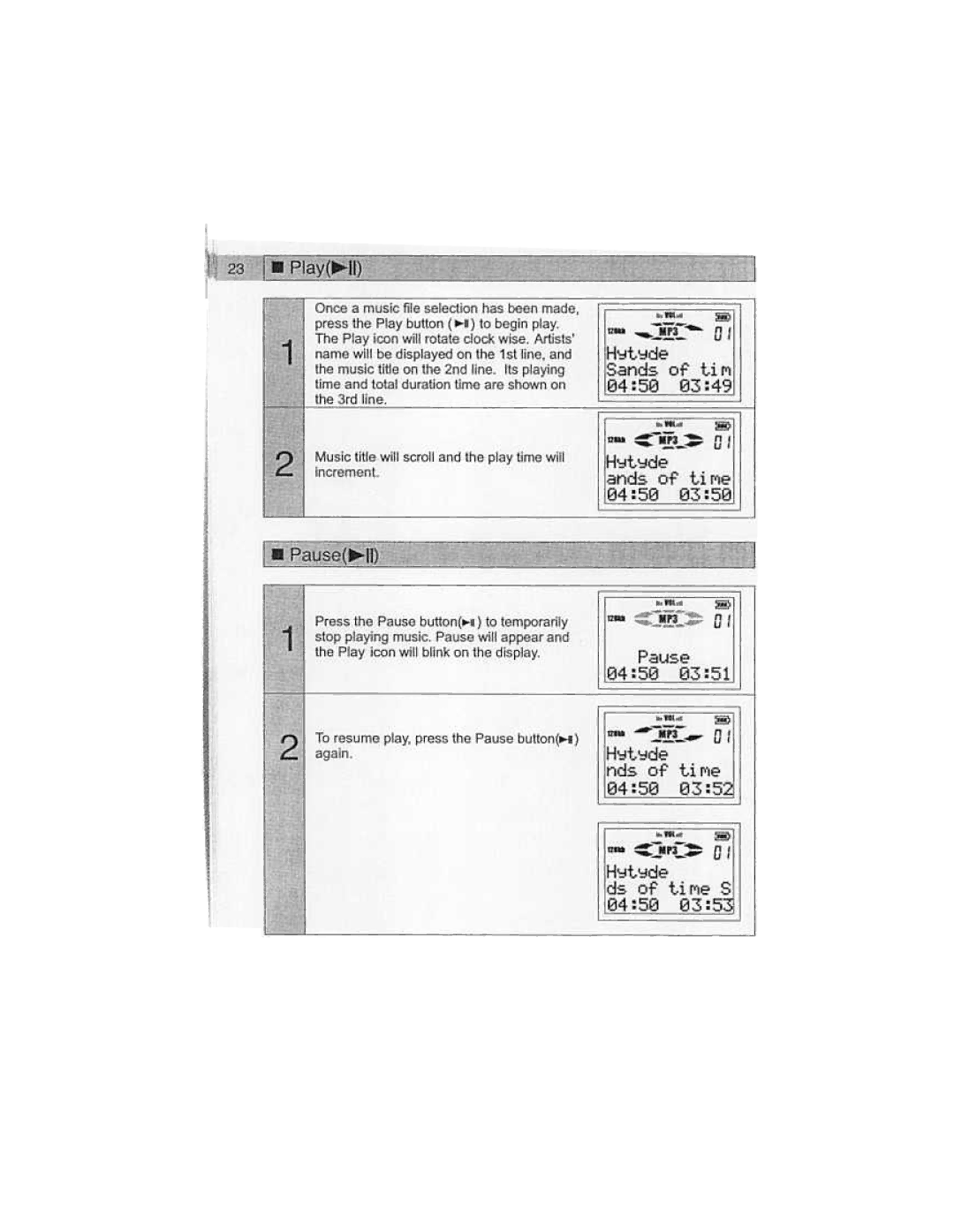 Audiovox MP1000 manual 