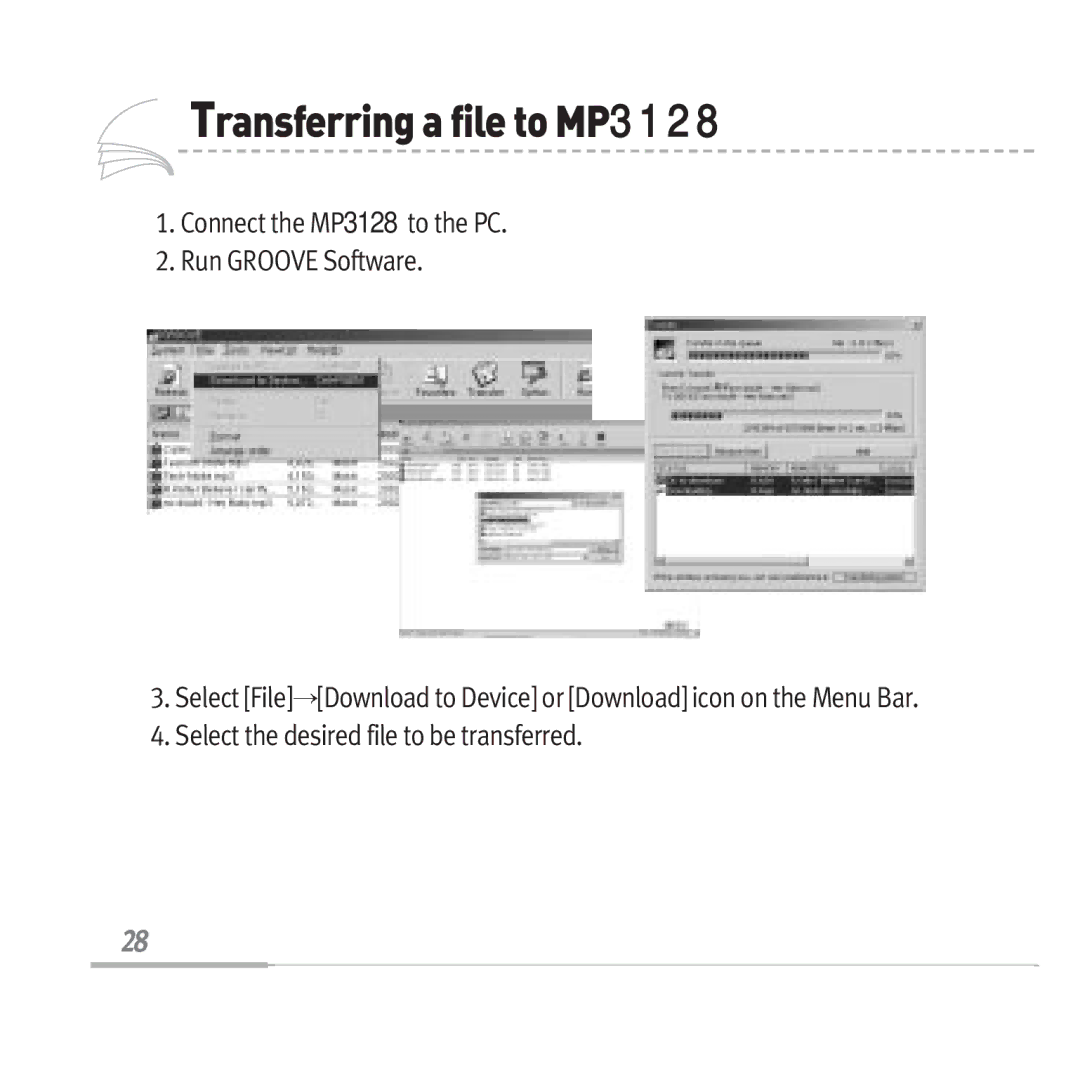 Audiovox manual TransferringafiletoMP3128 