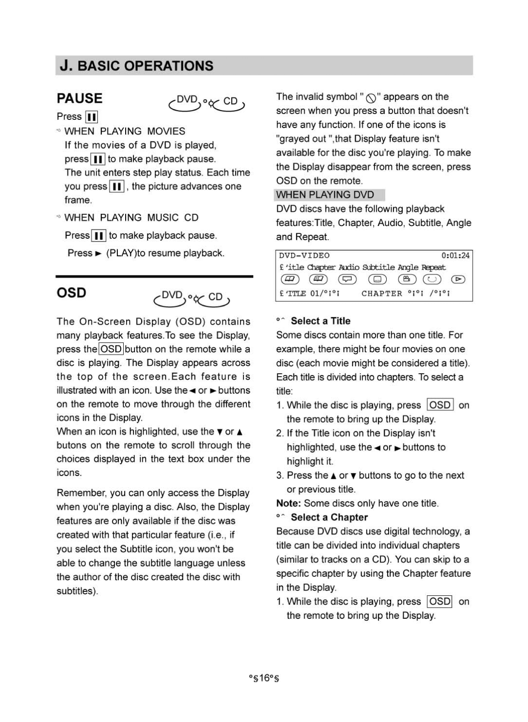 Audiovox MVDV4A owner manual 