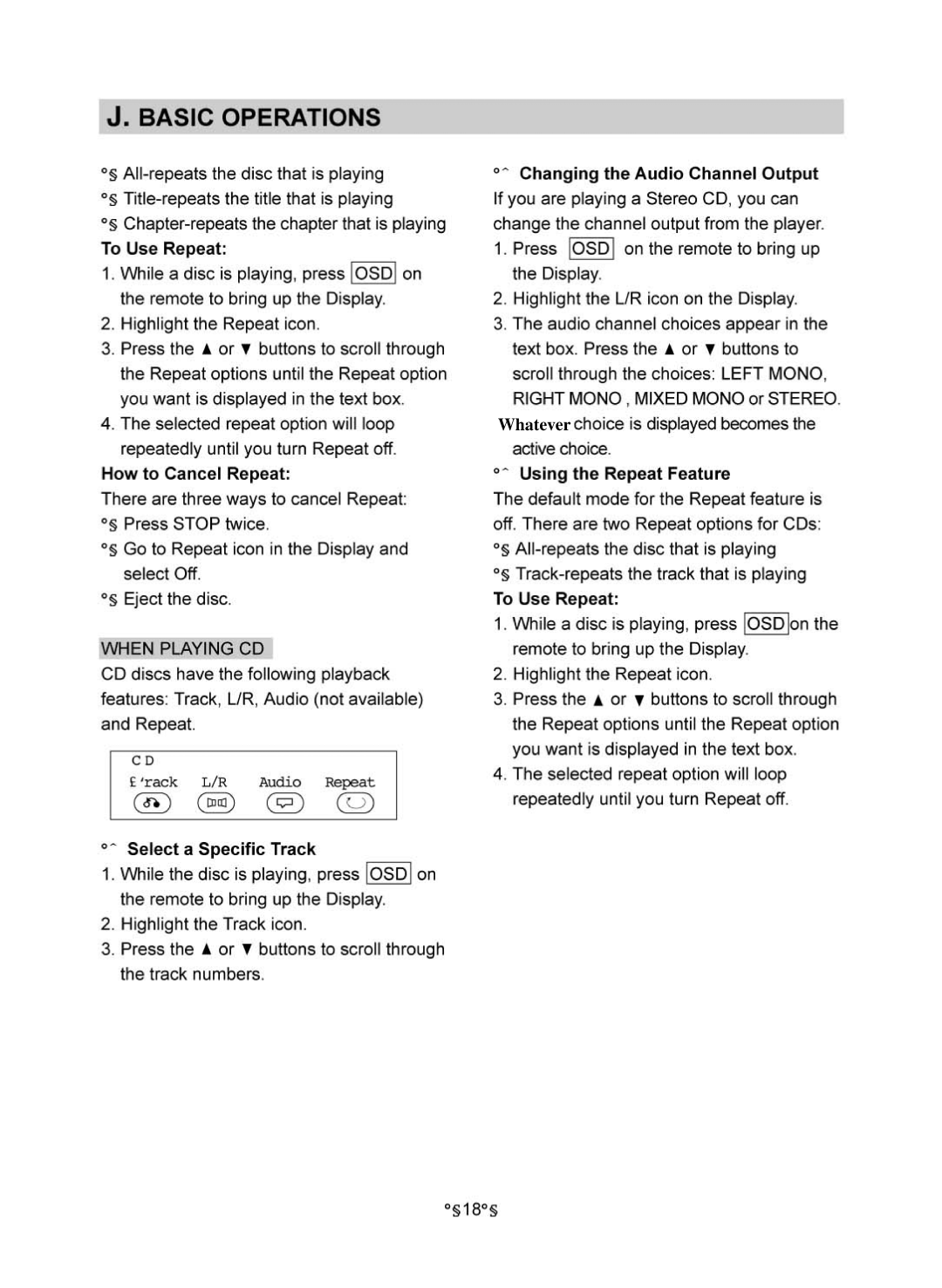 Audiovox MVDV4A owner manual 