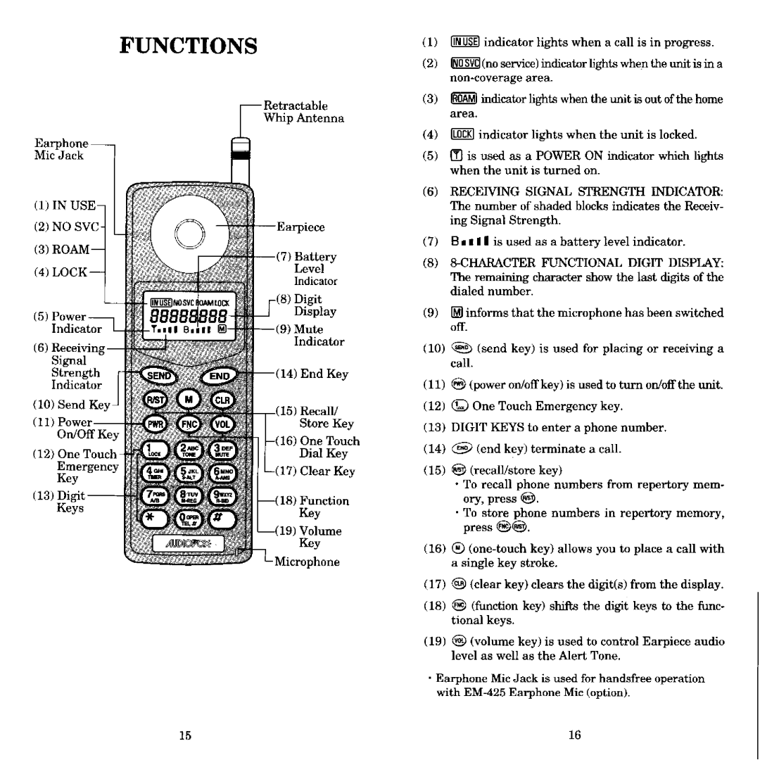 Audiovox MVX-430 manual 