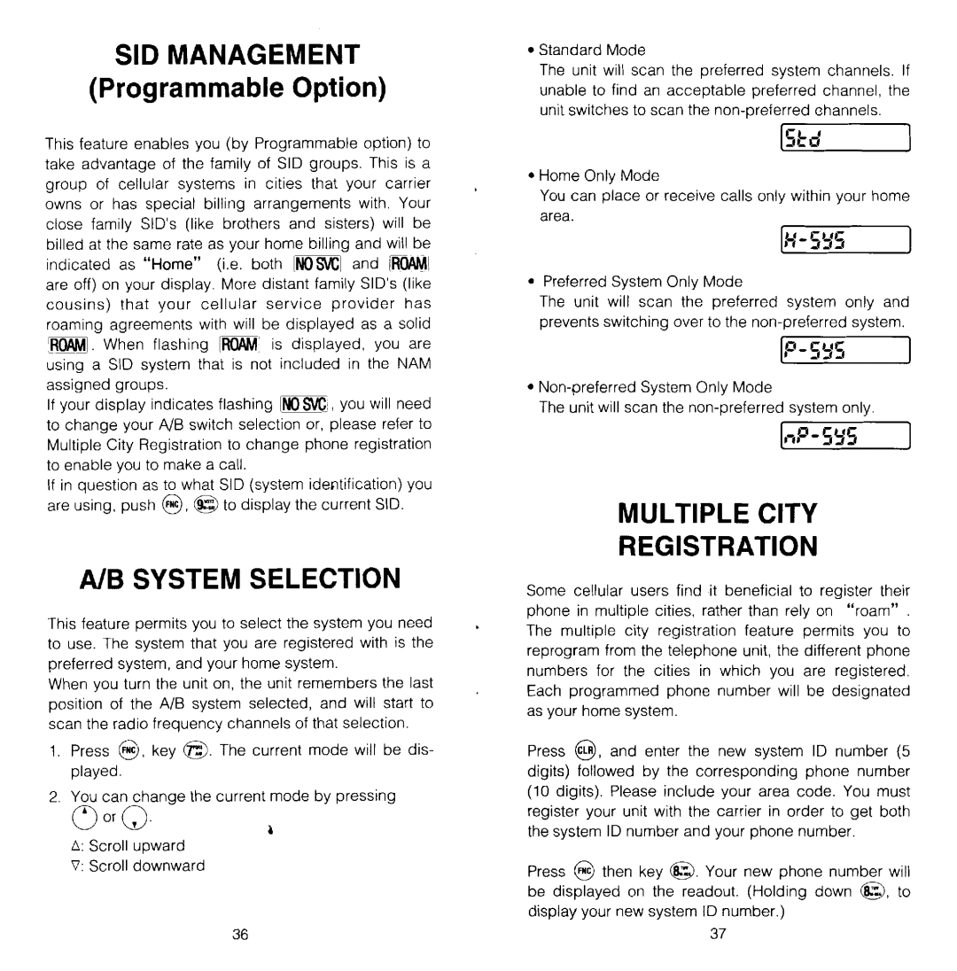 Audiovox MVX-440, MVX-470, MVX-475 manual 