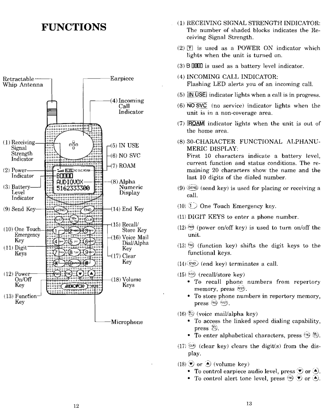 Audiovox MVX-850 manual 